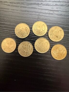 Euro Cent and Pence Coins